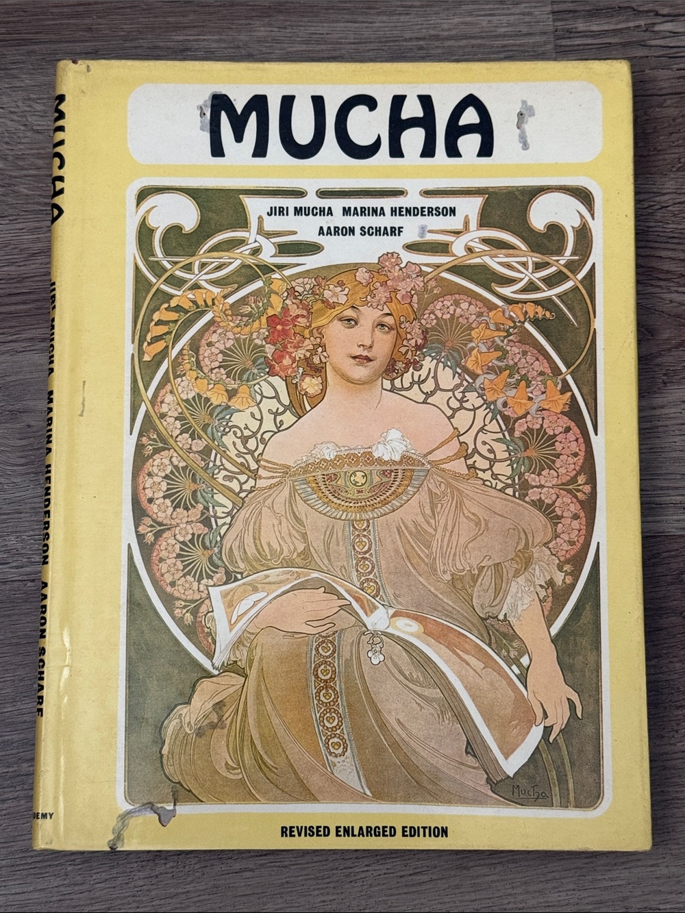 Alphonse Mucha Art Nouveau Hardcover Book Revised Enlarged Edition